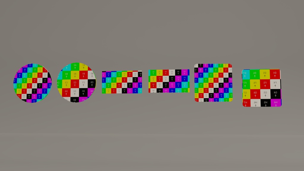 多機能シールギミック用 挨拶シールパック&改変テンプレート