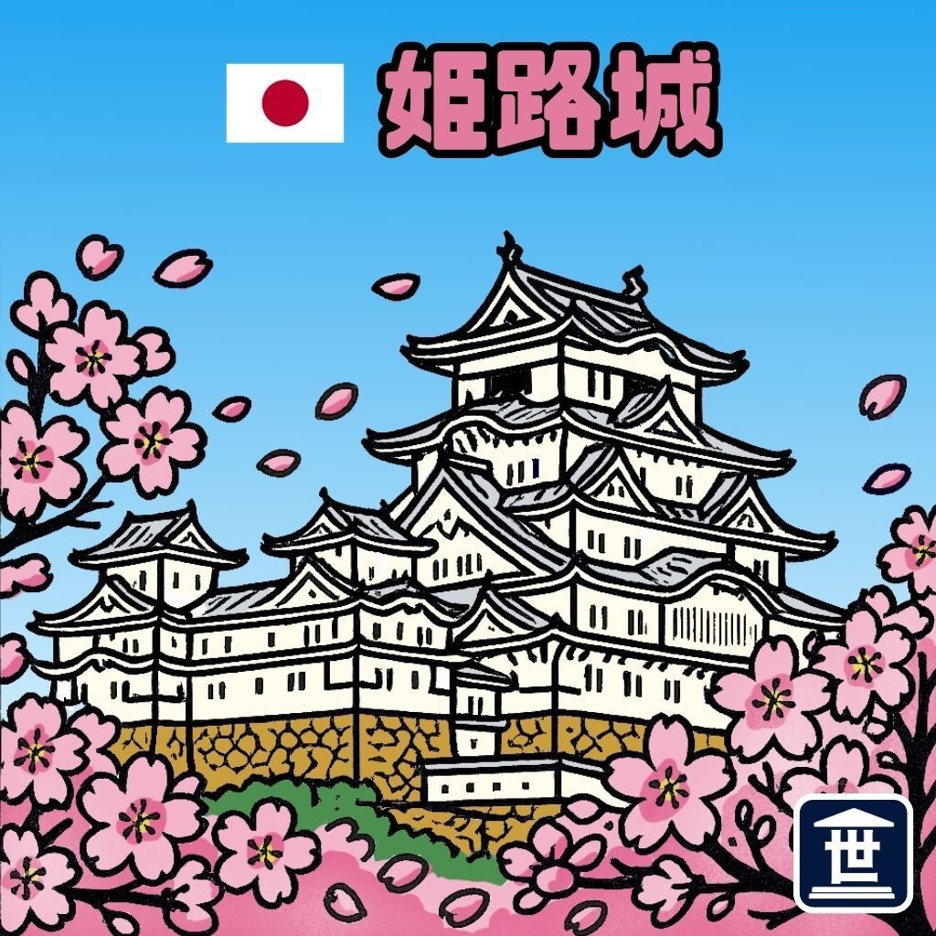 世界遺産マニアシール「姫路城」