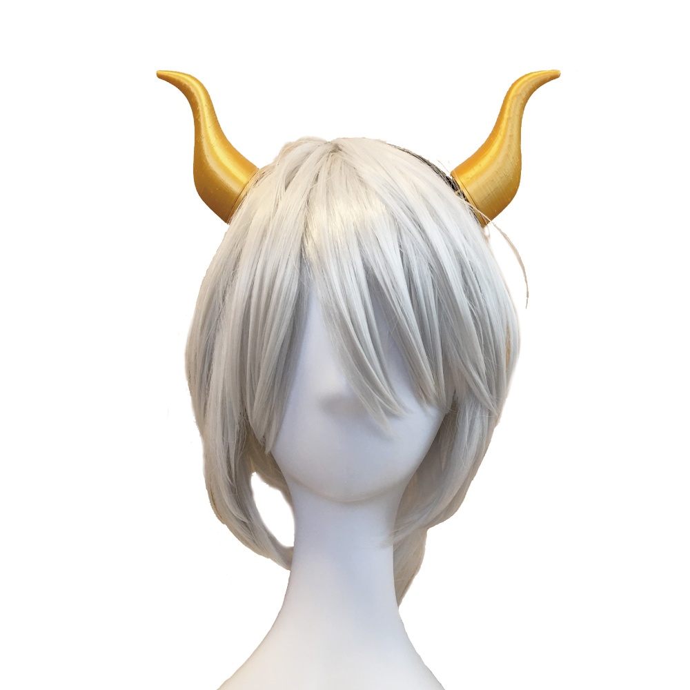 悪魔の角 1型 ハロウィン コスプレ 仮装 カチューシャ付き