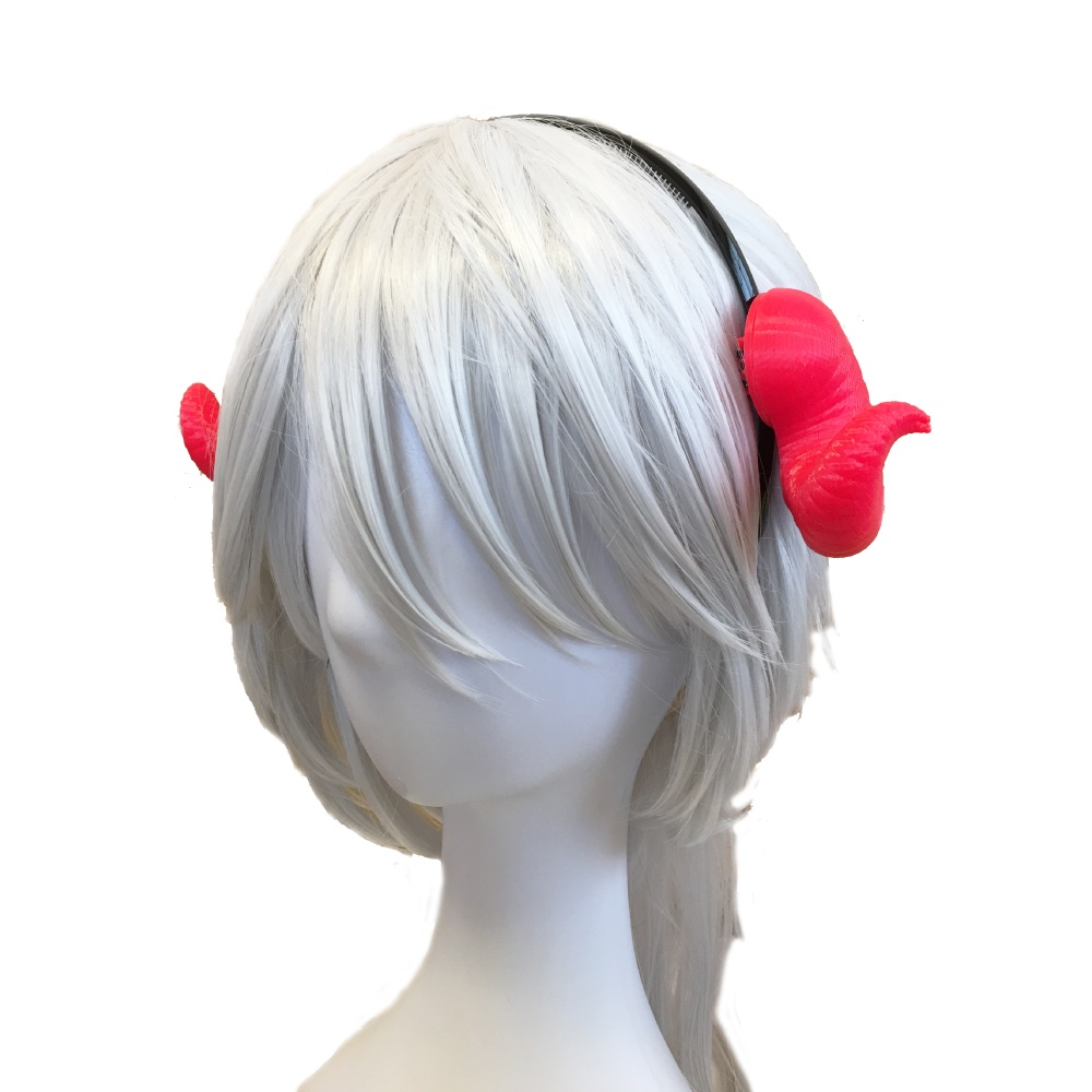 悪魔の角  3型 羊の角 ハロウィン コスプレ 仮装 カチューシャ付き