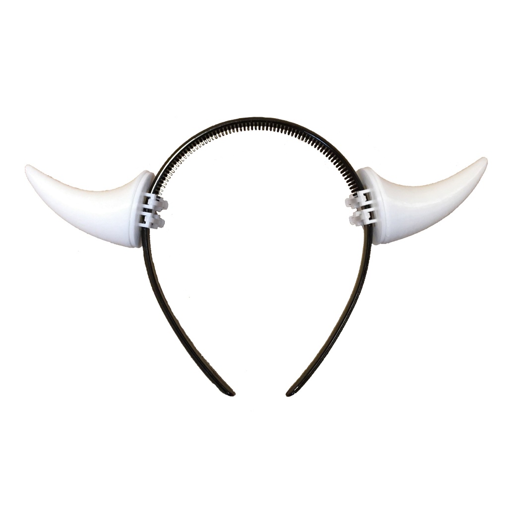 悪魔の角 2型 ハロウィン コスプレ 仮装 カチューシャ付き