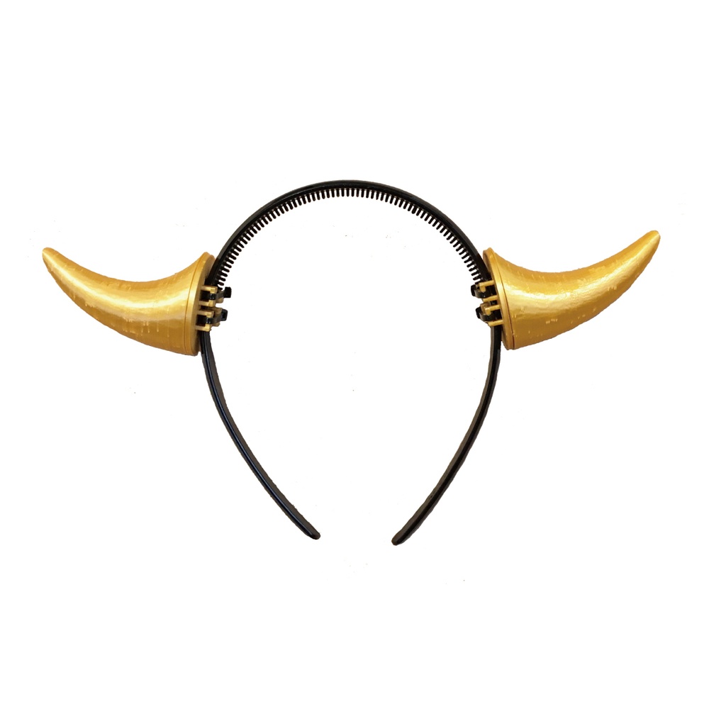 悪魔の角 2型 ハロウィン コスプレ 仮装 カチューシャ付き