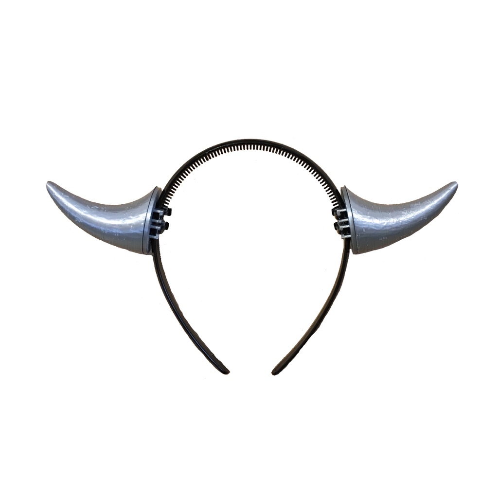 悪魔の角 2型 ハロウィン コスプレ 仮装 カチューシャ付き