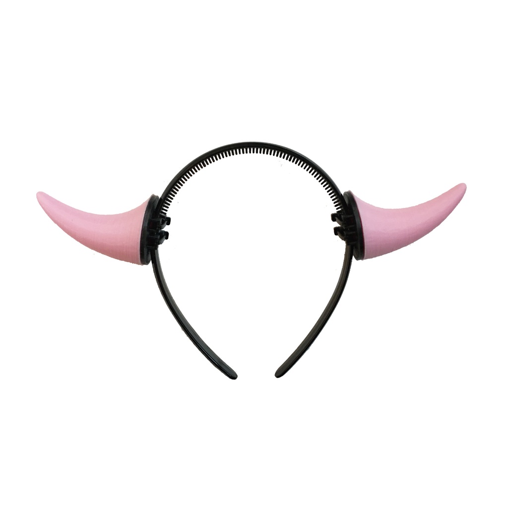 悪魔の角 2型 ハロウィン コスプレ 仮装 カチューシャ付き