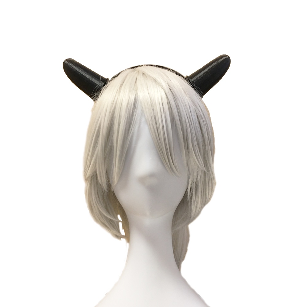 悪魔の角 4型 ハロウィン コスプレ 仮装 カチューシャ付き (2タイプ)