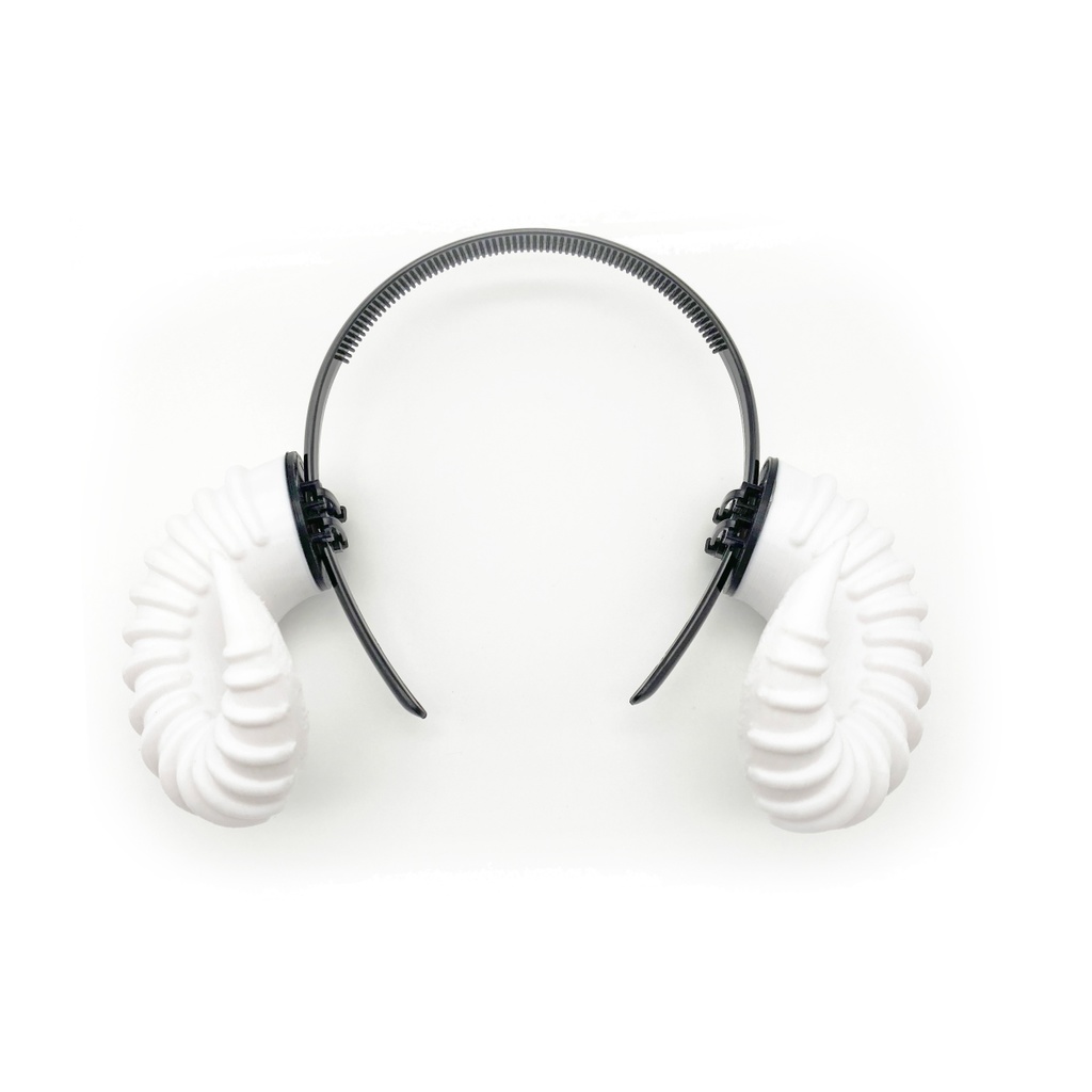 悪魔の角 8型 羊のツノ ハロウィン コスプレ 仮装 カチューシャ付き