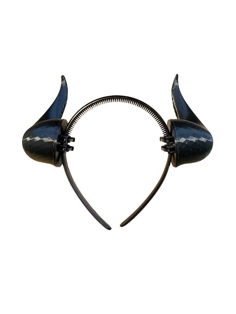 悪魔の角 6.1型 ハロウィン コスプレ 仮装 カチューシャ付き