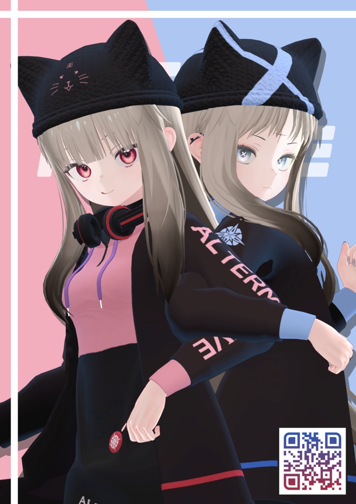 【VRC想定】ユギとミヨ用カジュアル·ウェア