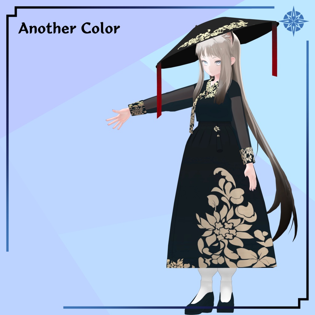 【VRC想定】ユギとミヨ用韓服