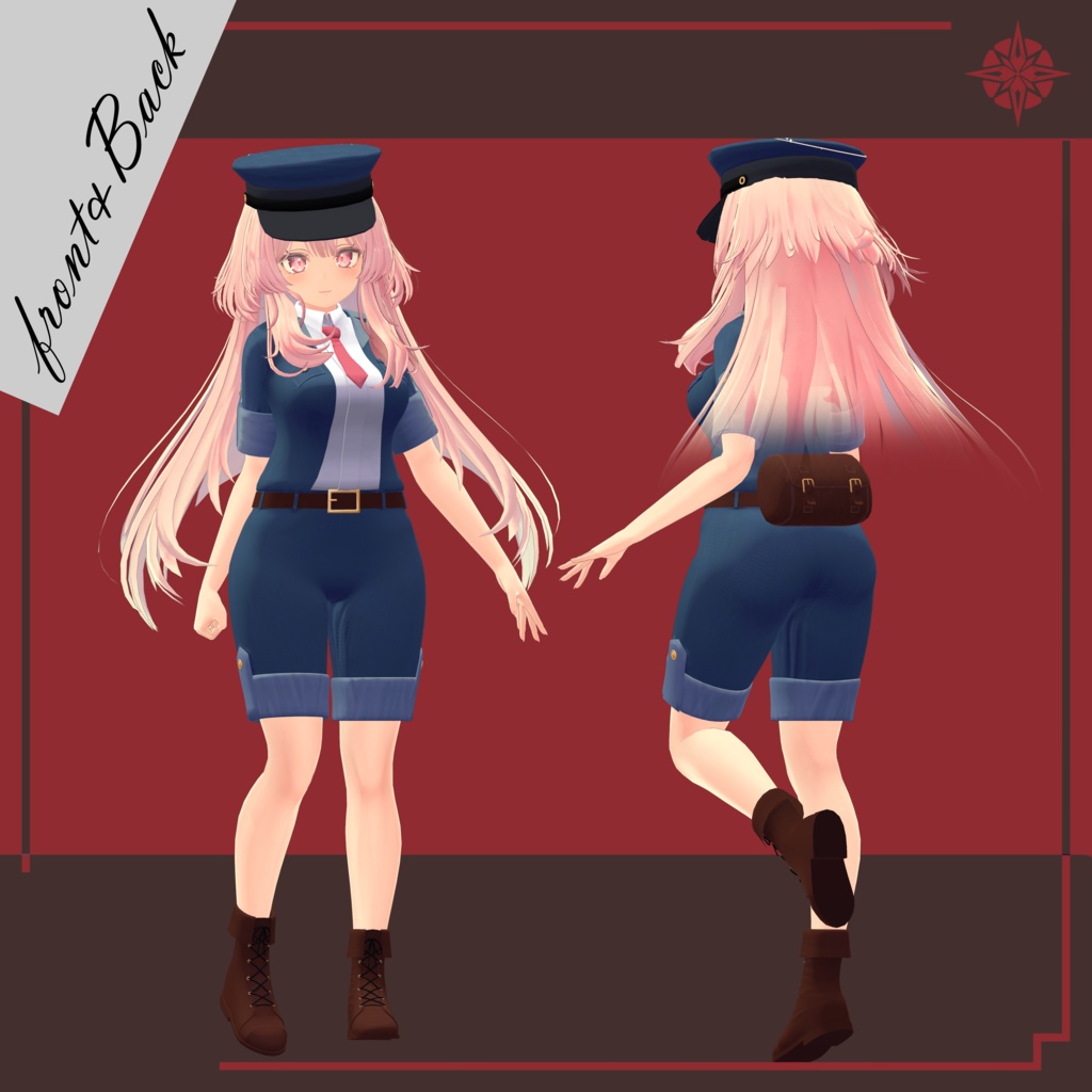 VRC想定】セレスティア Postman Uniform