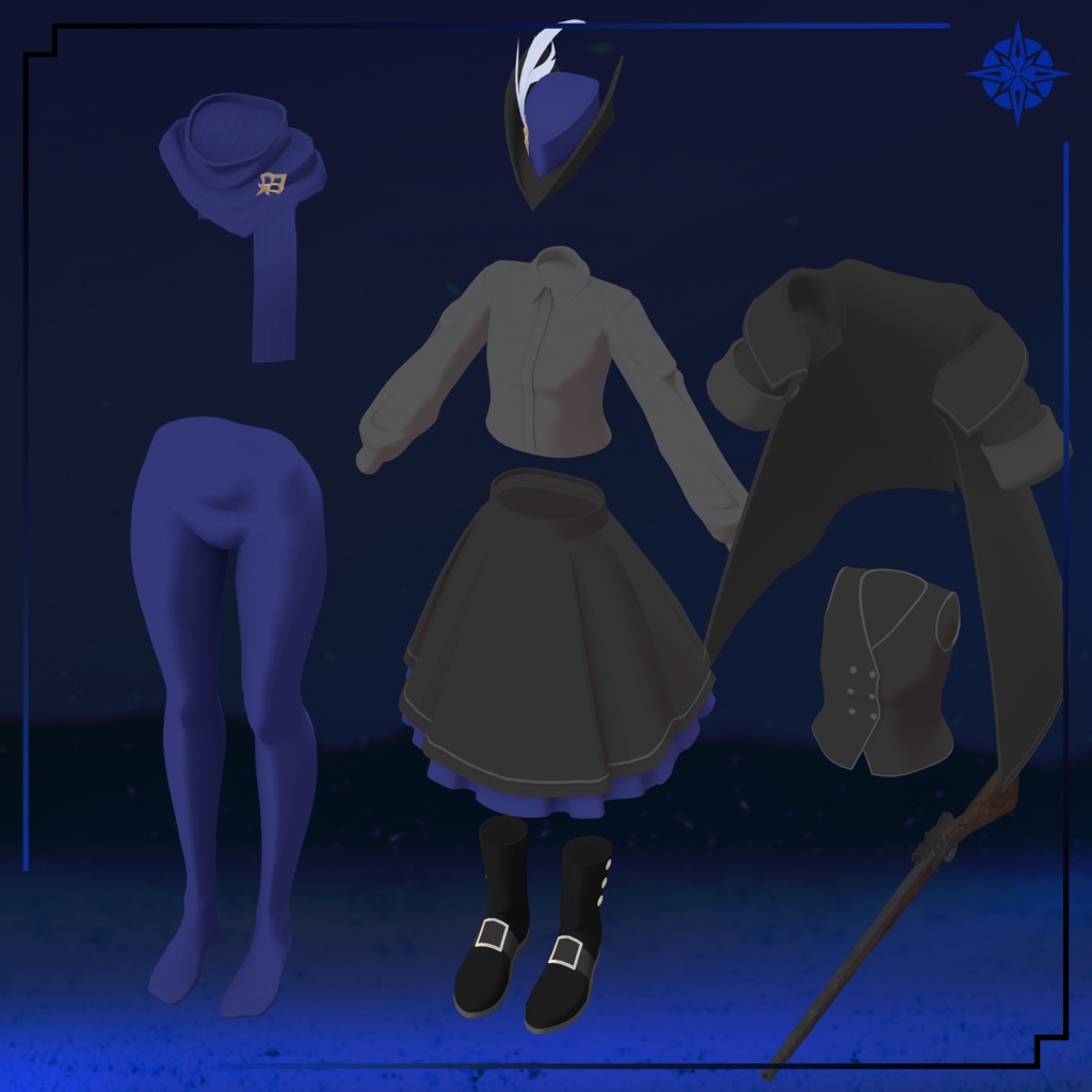 【VRC想定】Der Freischütz Uniform 「マヌカ用」