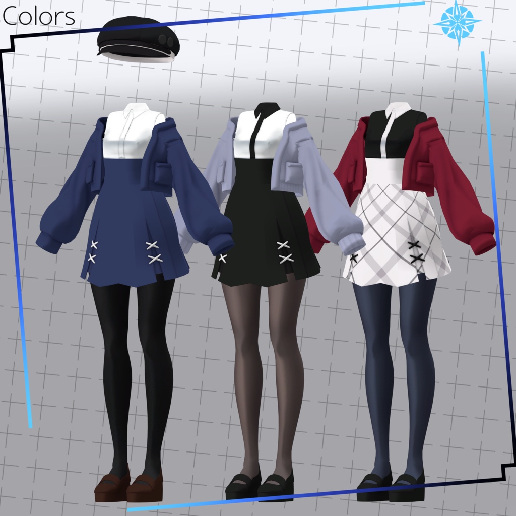 【VRC想定】 Urban Casual Borderline