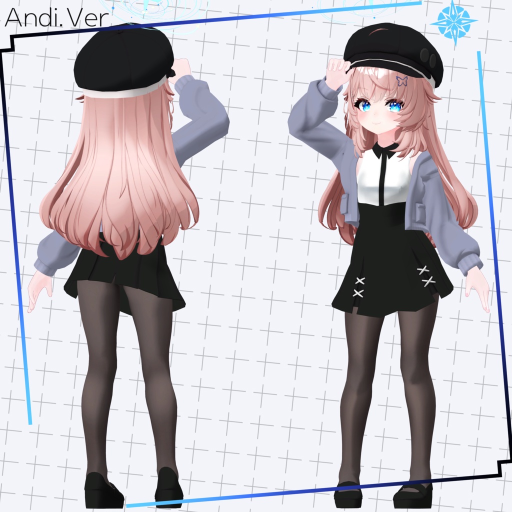 【VRC想定】 Urban Casual Borderline