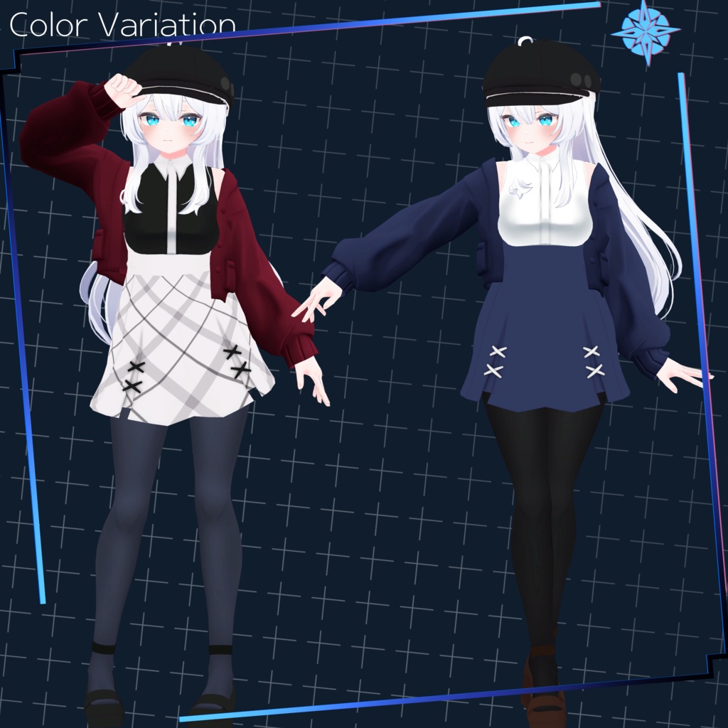 【VRC想定】 Urban Casual Borderline【モルフォ用】