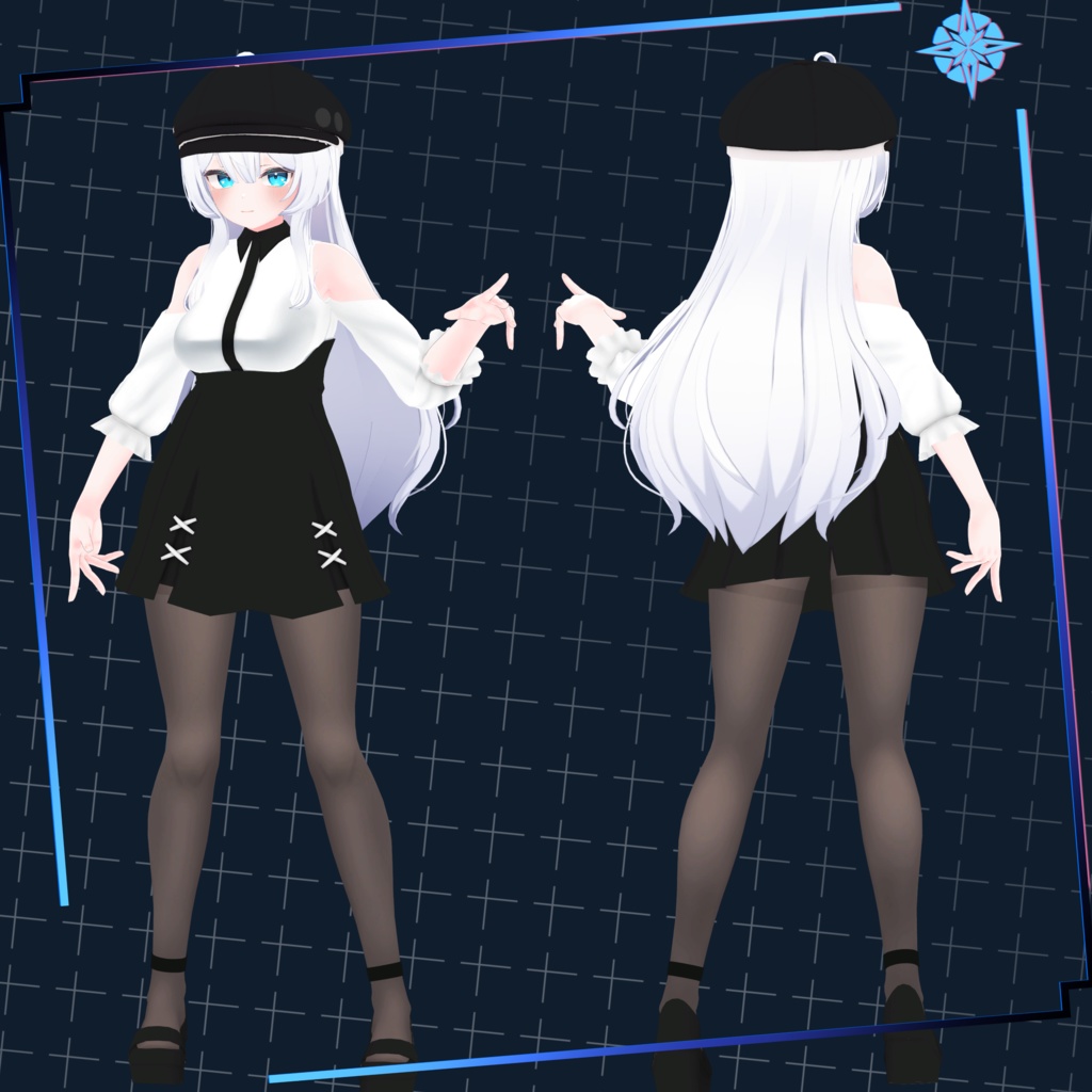 【VRC想定】 Urban Casual Borderline【モルフォ用】