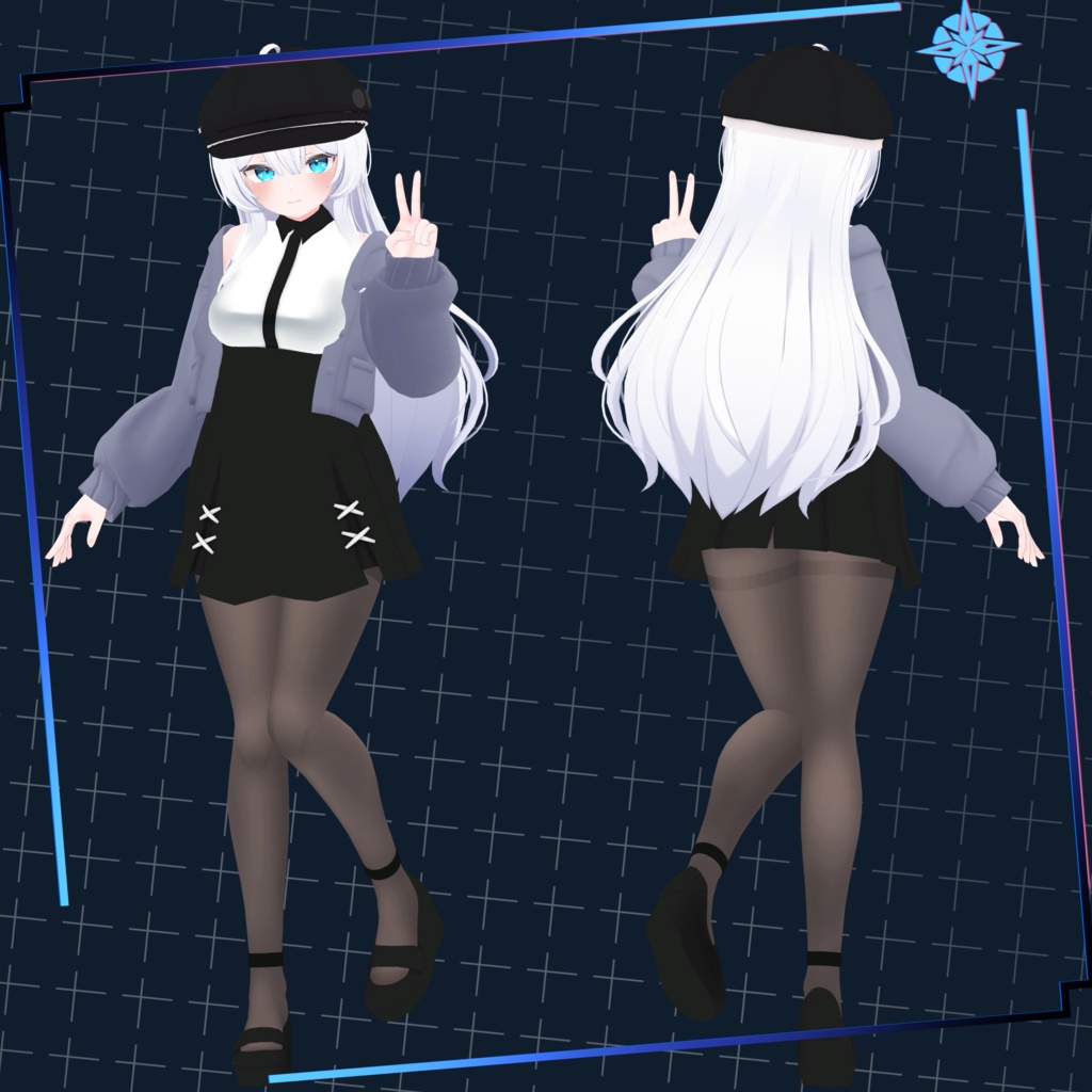 【VRC想定】 Urban Casual Borderline【モルフォ用】