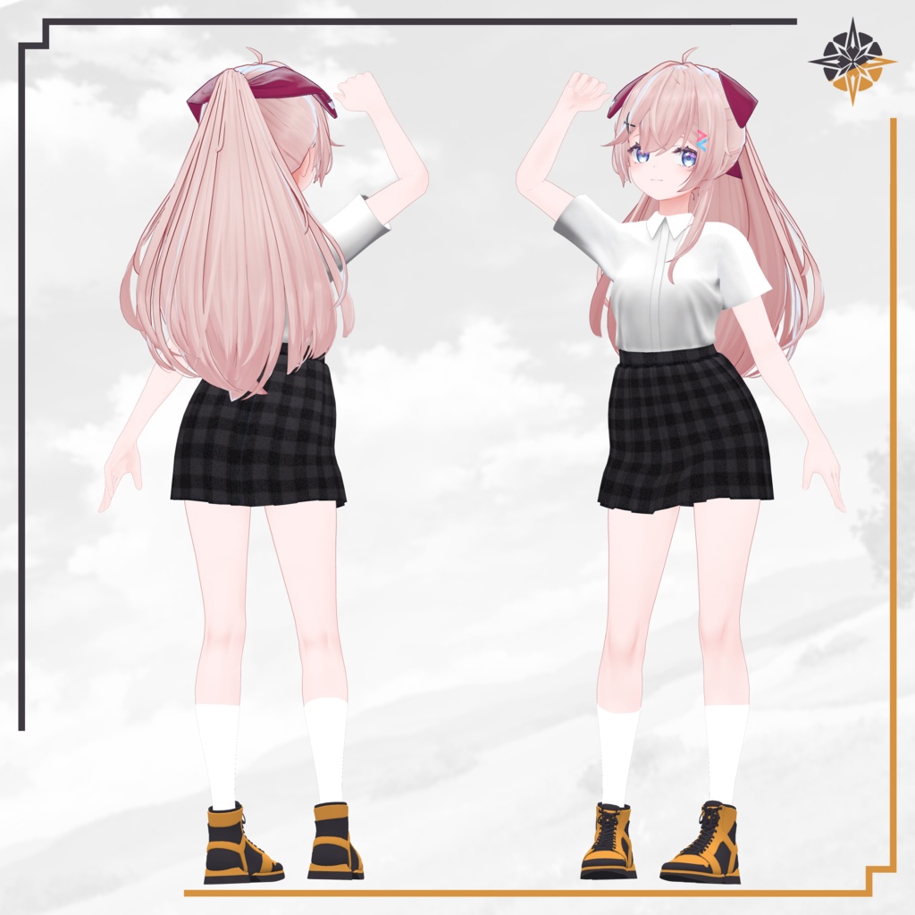 【VRC想定】Penguin Hoodie 【ペルラ用】