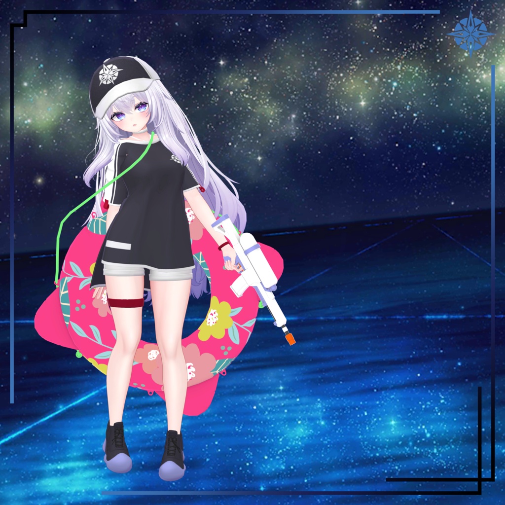 【VRC想定】サマー·スプラッシュ「愛莉」