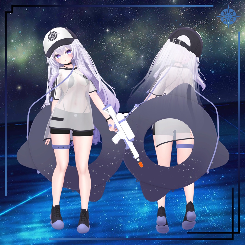 【VRC想定】サマー·スプラッシュ「愛莉」