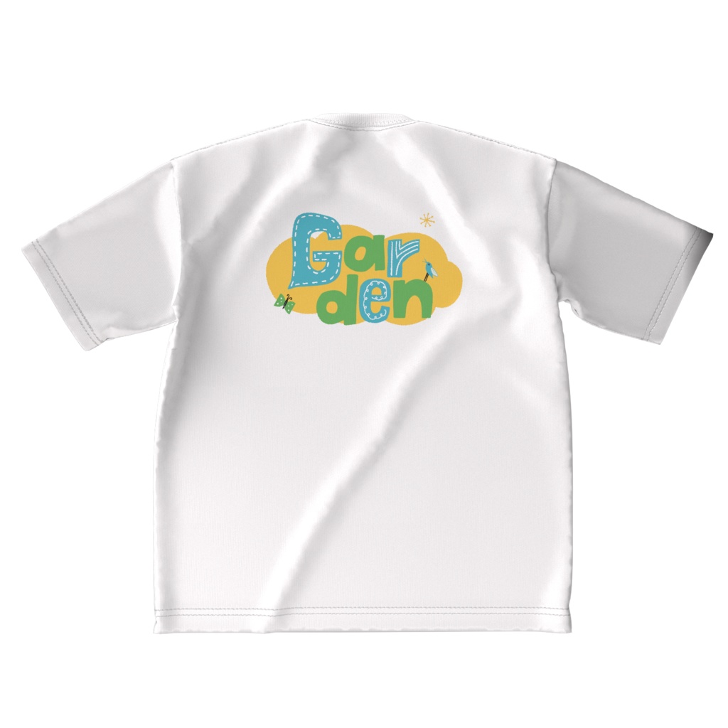 ガーデンビッグシルエットTシャツ(黄)
