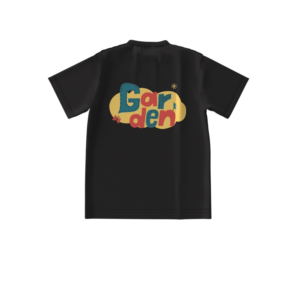 ガーデンビッグシルエットTシャツ(黄黒)