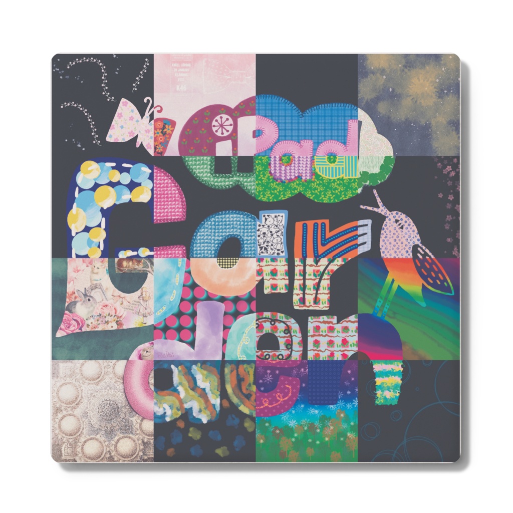 1周年記念　コースター　ロゴ２