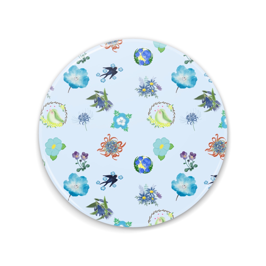 Spring Bloom-moonlight 缶ミラー