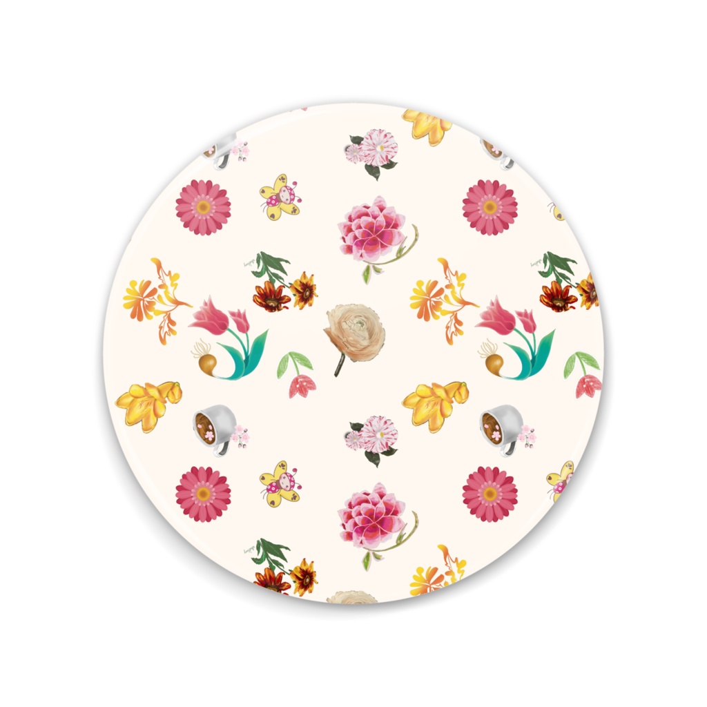 Spring Bloom-sunlight 缶ミラー