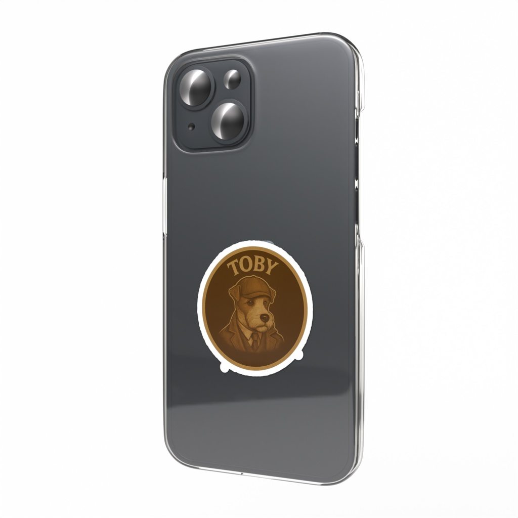 TOBY – 特別調査官ステッカー(ヴィンテージラベル風)