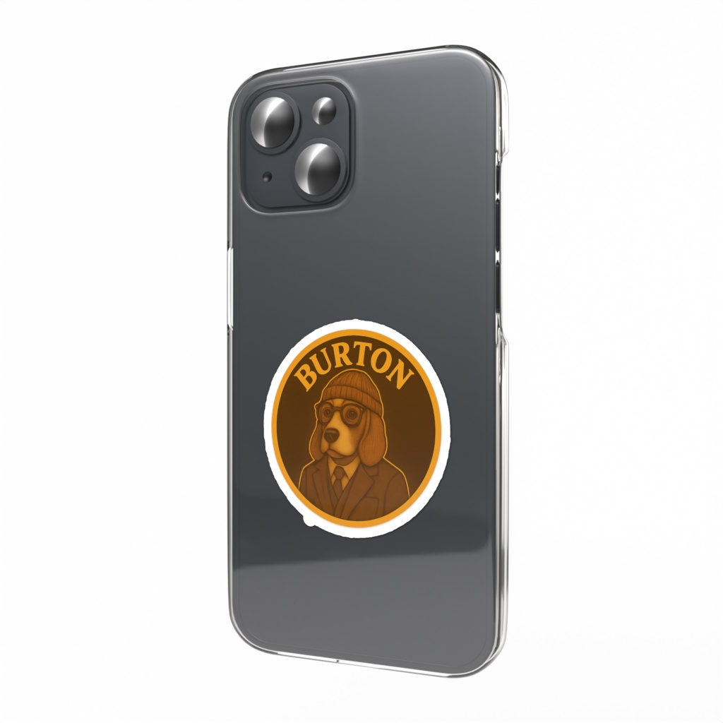 BURTON – 記録庫主任ステッカー(アカデミッククラシック風)