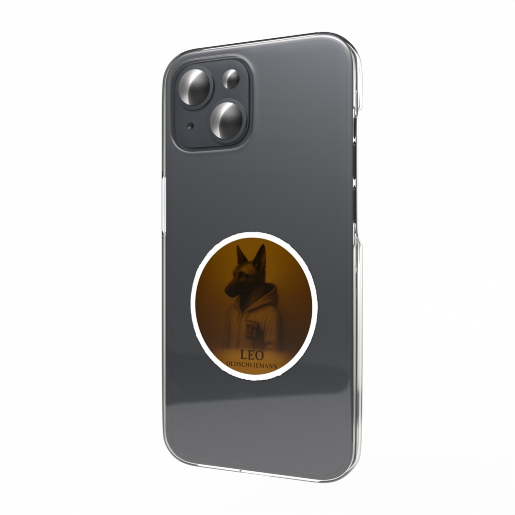 LEO / Whisper Trace – 円形ステッカー