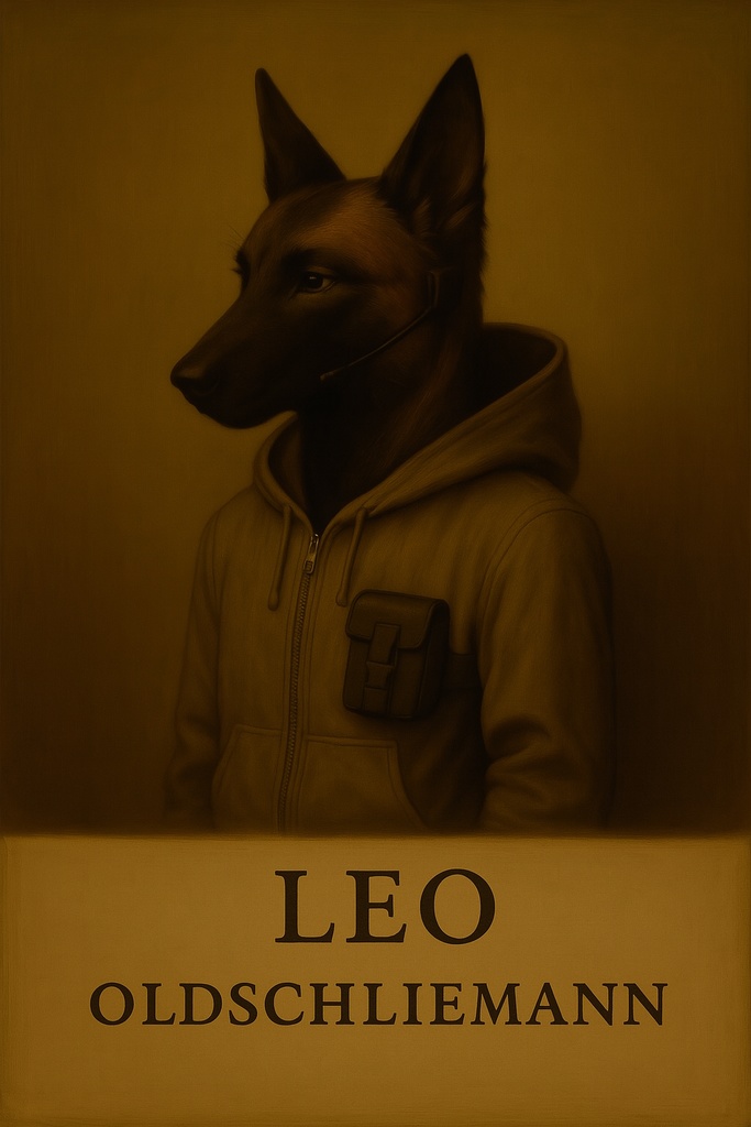 LEO / Whisper Trace – 円形ステッカー