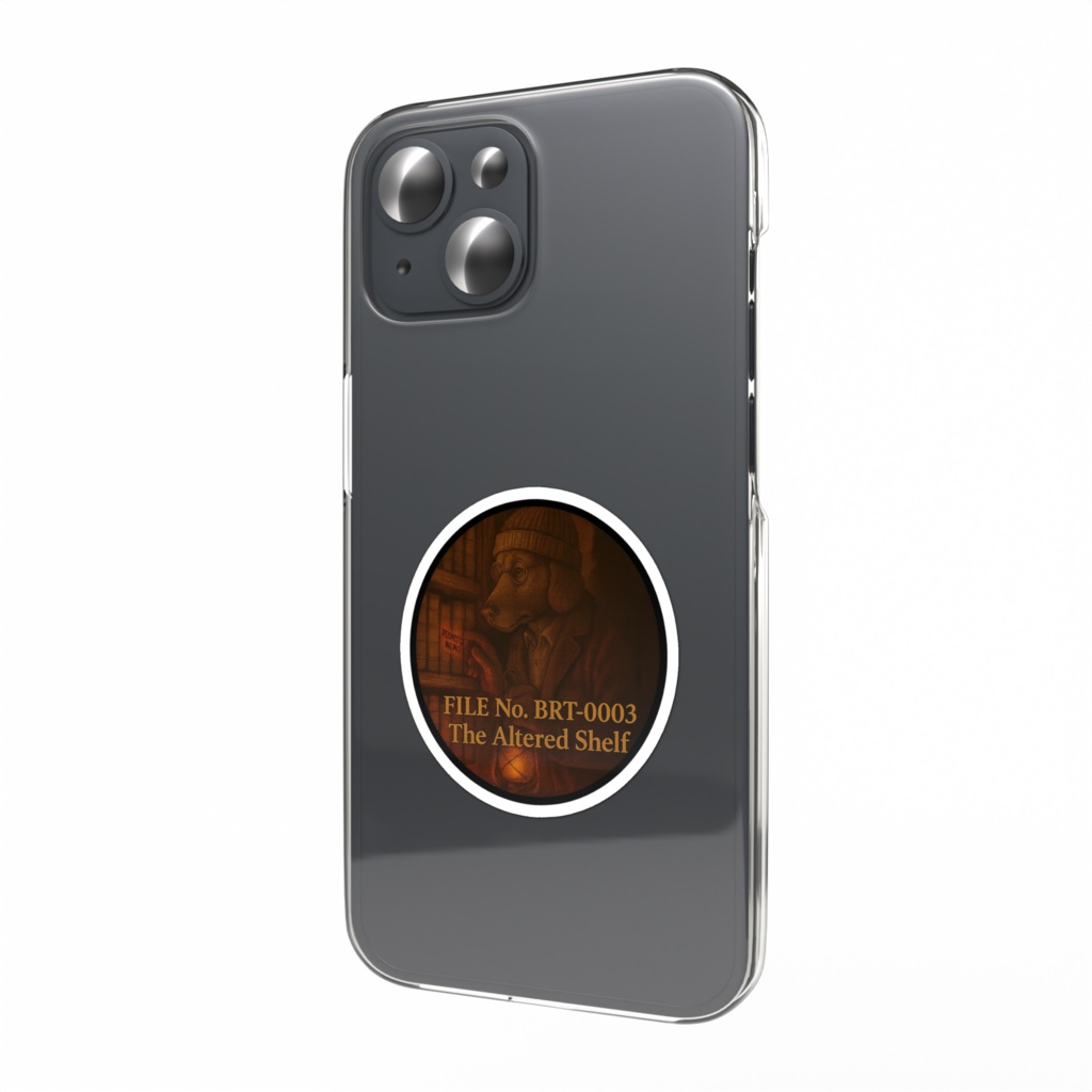 BRT-0003|The Altered Shelf – 円形ステッカー