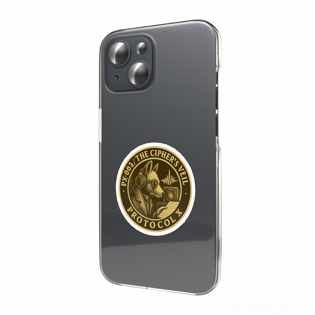 PX-003|The Cipher’s Veil – PROTOCOL X ステッカー