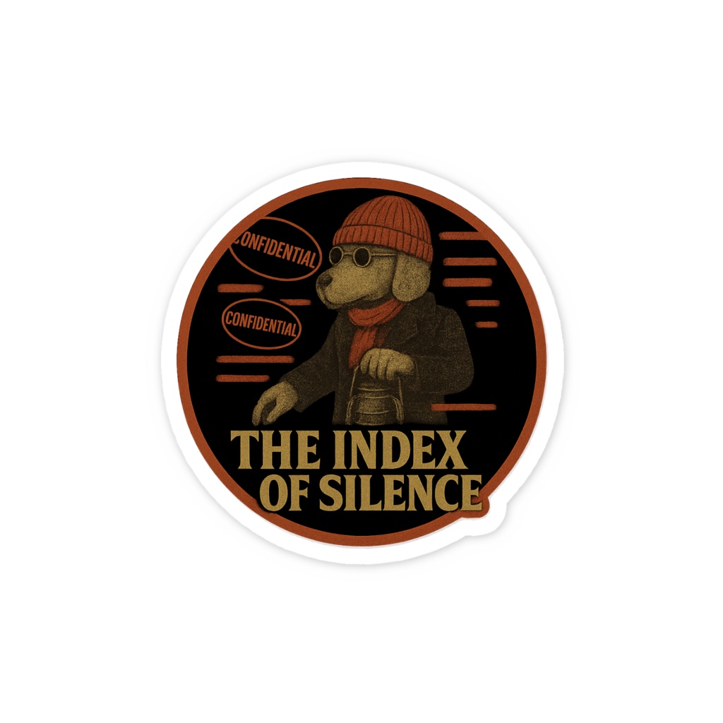 THE INDEX OF SILENCE – Confidential Archive Sticker (BRT-0005)