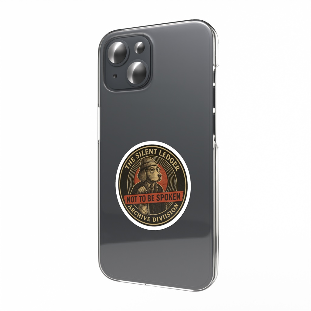 THE SILENT LEDGER / Archive Division Vintage Sticker