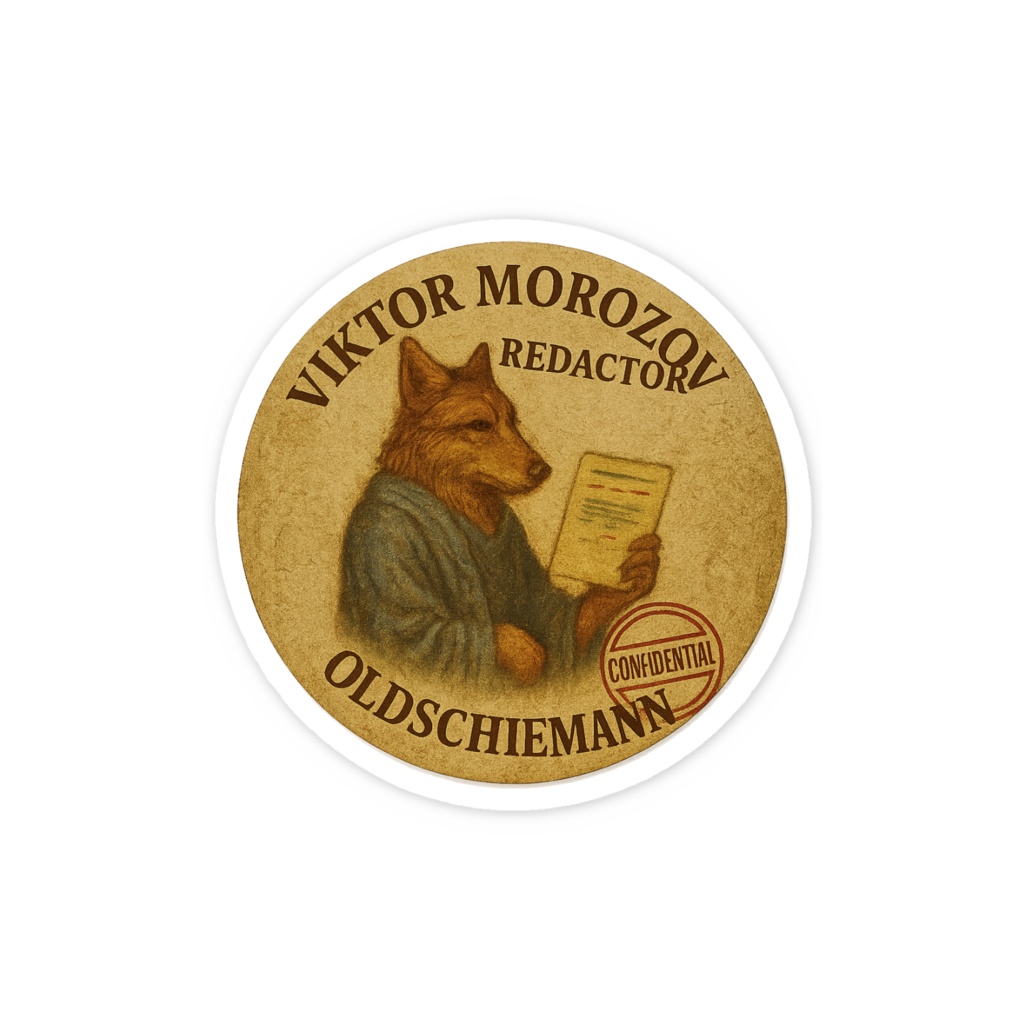 VIKTOR MOROZOV – Redactor Vintage Sticker