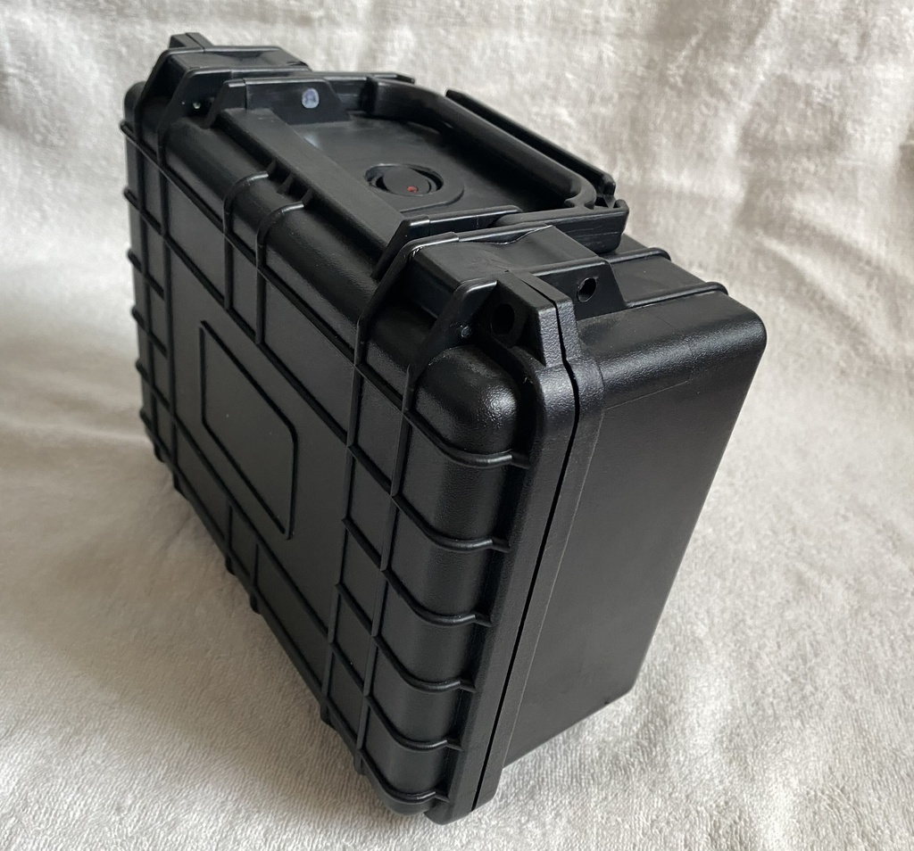 【ミリタリー・サバゲー用】青色LED発光ギミック付き タクティカルカウントボックス(ヒットカウンター)