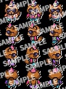 【pictSQUARE用アバターデータ】パリピのたぬき(ドット絵素材)