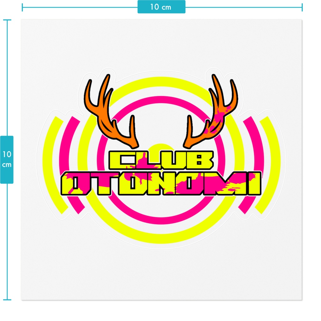 【OTONOMIグッズ】OTONOMIクリアステッカー