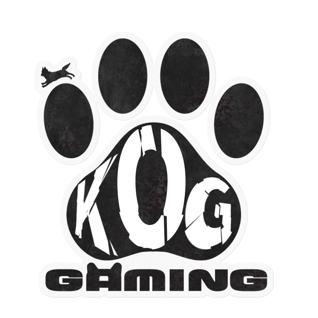 【KOG Gaming】コギゲーミングクリアステッカー(パズルタイプ)