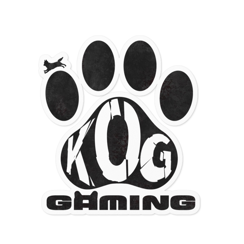 【KOG Gaming】コギゲーミング ホワイトステッカー オープンベータ版