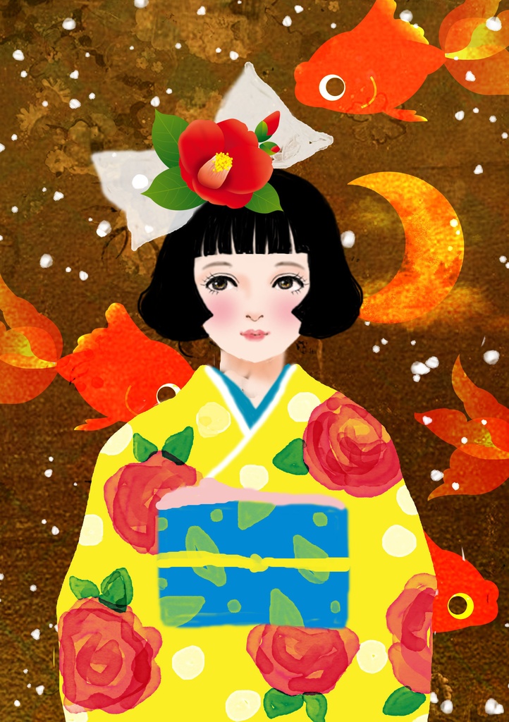 キモノレトロガール