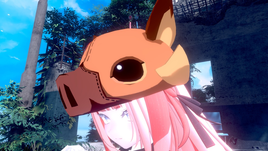 【無料】【ブループロトコル】二次創作ウリボ帽