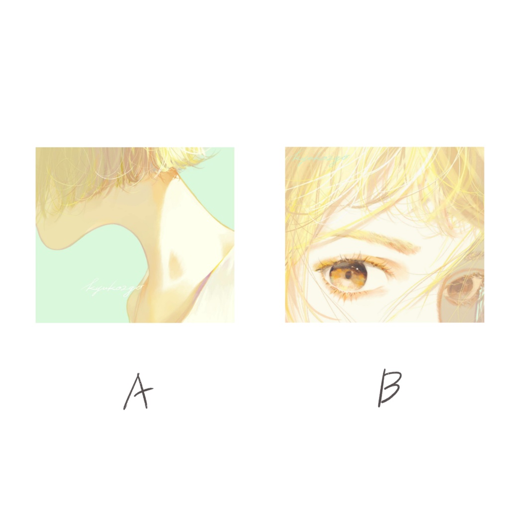 緑色/色紙サイズポスター