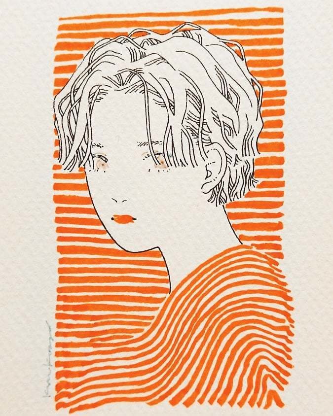 アナログ原画/ハガキサイズ