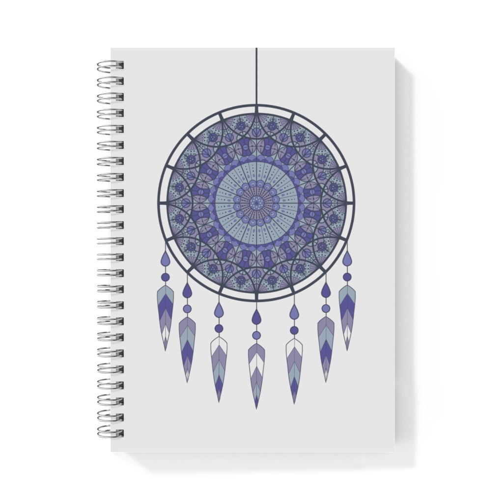 A5リングノート　バラ窓ドリームキャッチャー