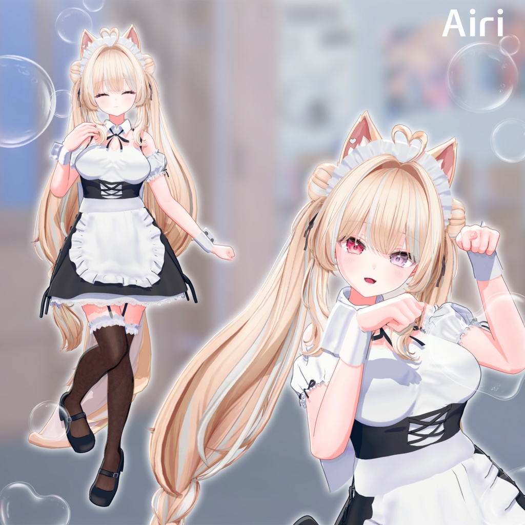 🎀Special Sale Event🎀 耳なしバニーリボンメイド - Earless Bunny Ribbon Maid - 【複数アバター対応】