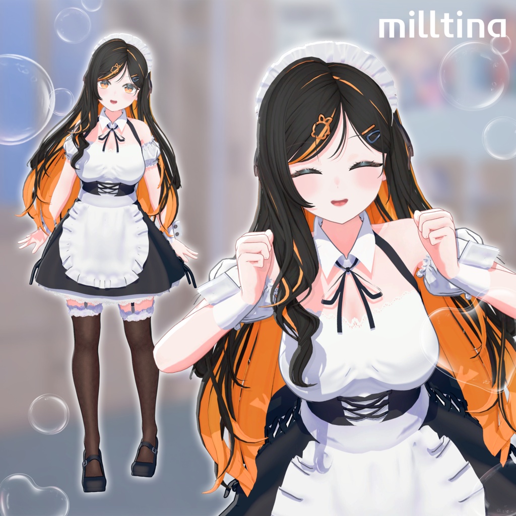 🎀Special Sale Event🎀 耳なしバニーリボンメイド - Earless Bunny Ribbon Maid - 【複数アバター対応】