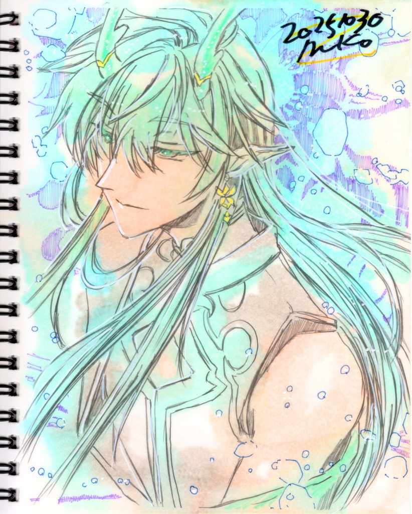 【崩壊スターレイル】スケブ丸ごと1冊 直筆絵【丹恒】【飲月】【騰荒】